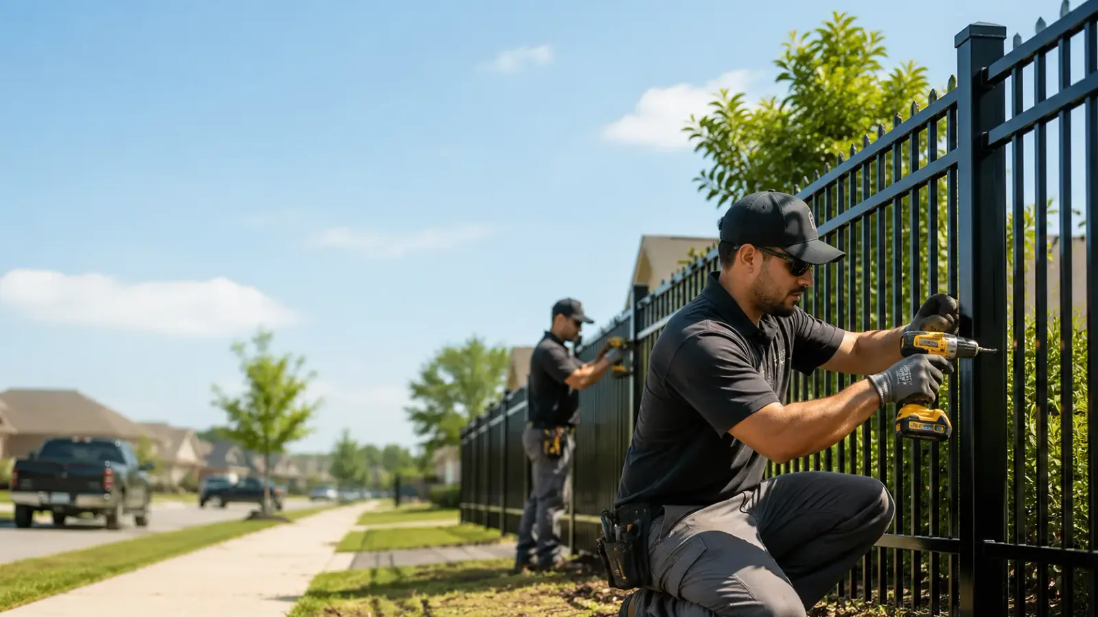 Metal Fence Installation in Paxton, MA